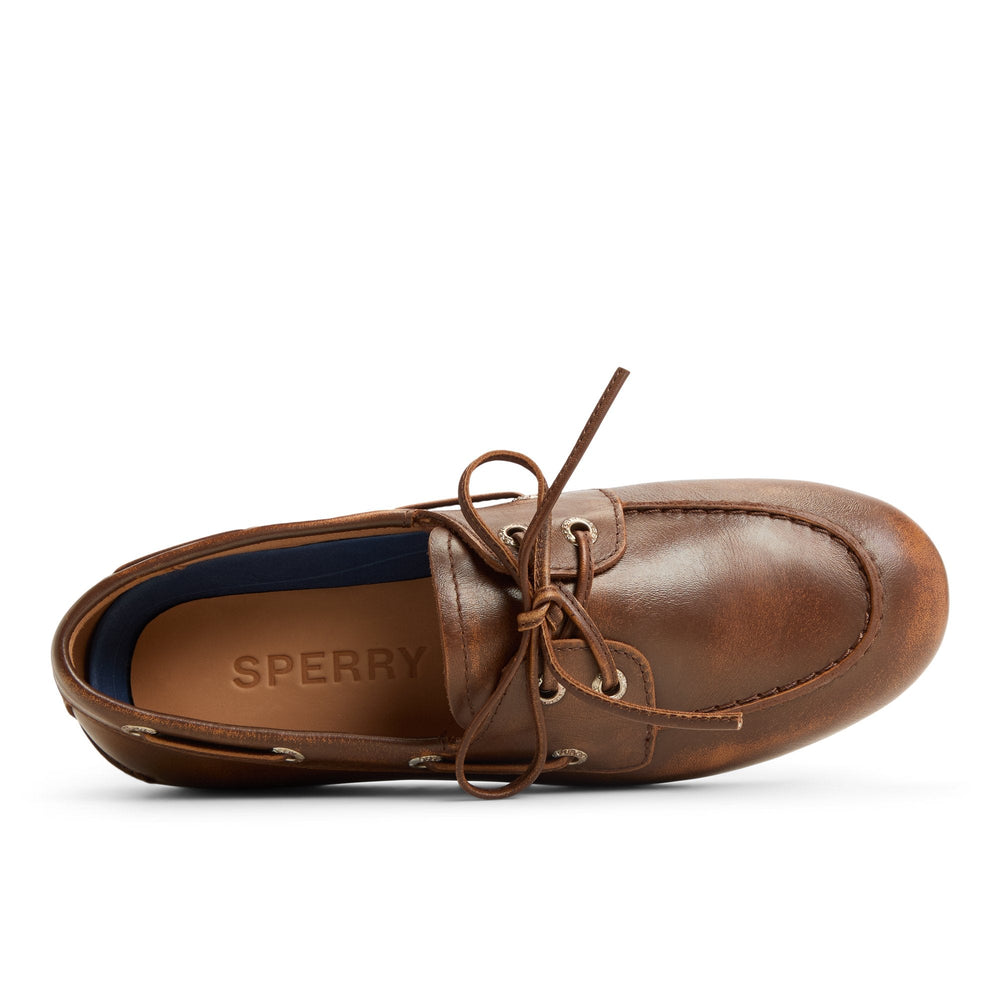 Slim Boat Shoe Tan
