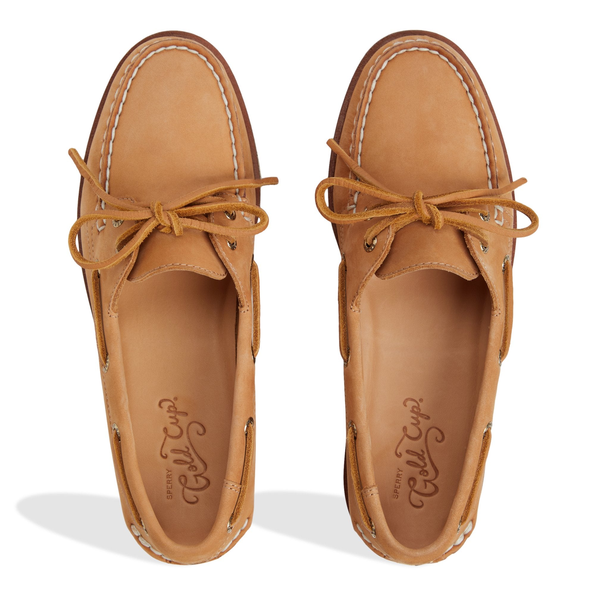 Gold Authentic Original™ 2-Eye Lite Boat Shoe Tan Women's Women