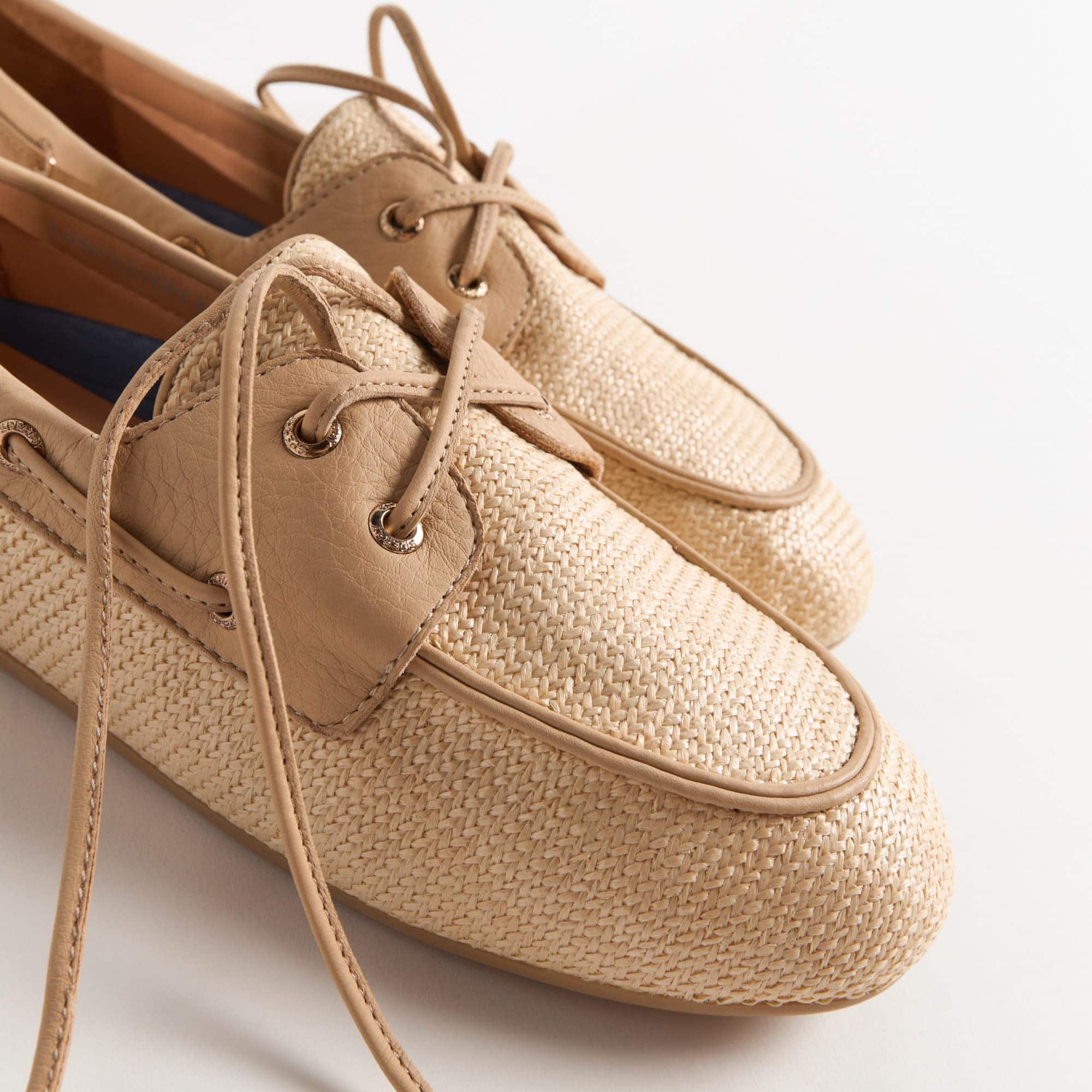 Slim Boat Shoe Natural