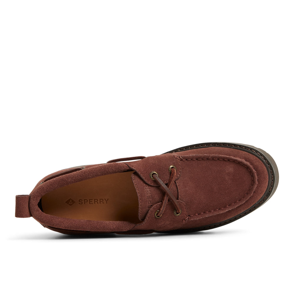 Authentic Original™ Lug 2-Eye Boat Shoe Dark Choco