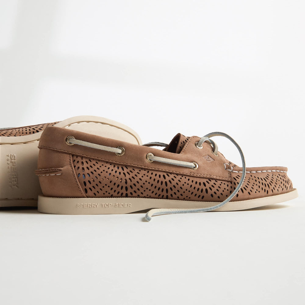 Authentic Original™ 2-Eye Lite Boat Shoe perf Medium Beige Women's Women