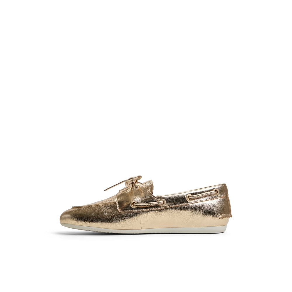 Slim Boat Shoe Gold