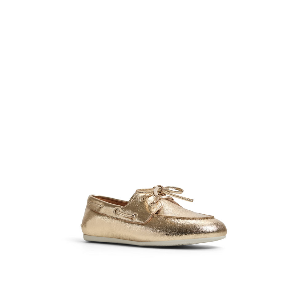 Slim Boat Shoe Gold
