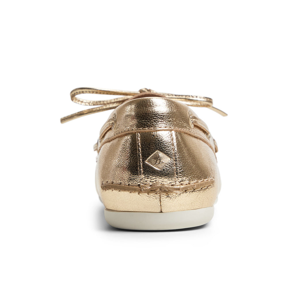 Slim Boat Shoe Gold