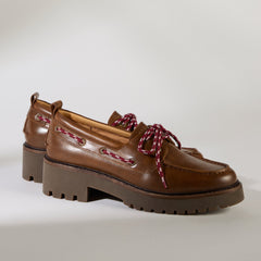 Authentic Original™ Lug 2-Eye Boat Shoe Brown