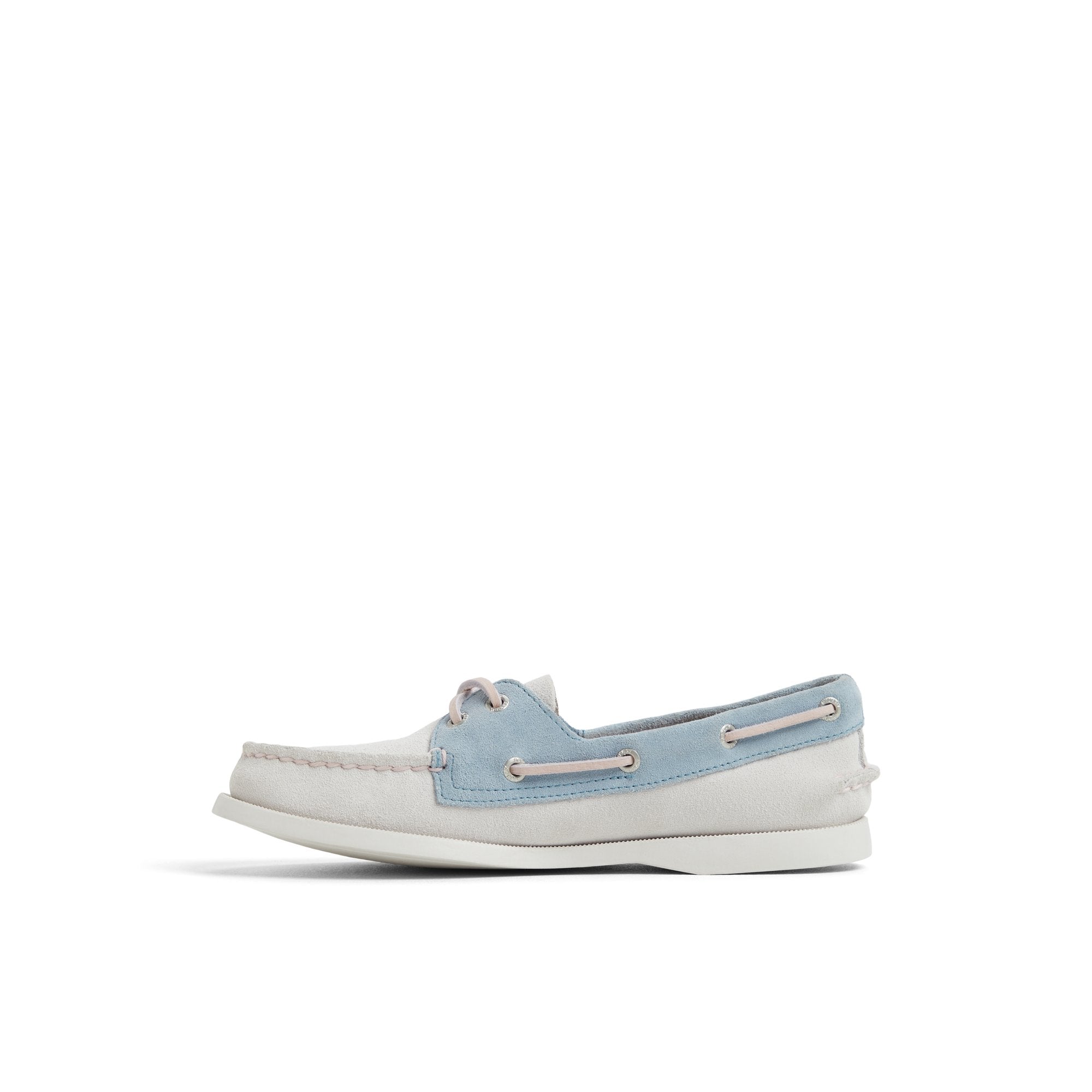 Authentic Original™ 2 Eye Boat Shoe White/Blue Women's Women