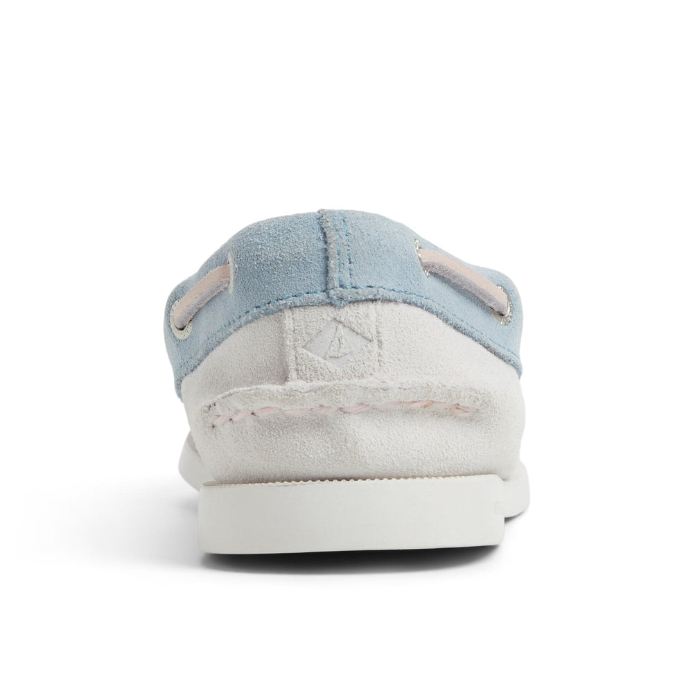 Authentic Original™ 2 Eye Boat Shoe White/Blue Women's Women