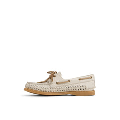 Authentic Original™ 2 Eye Woven Boat Shoe Ivory