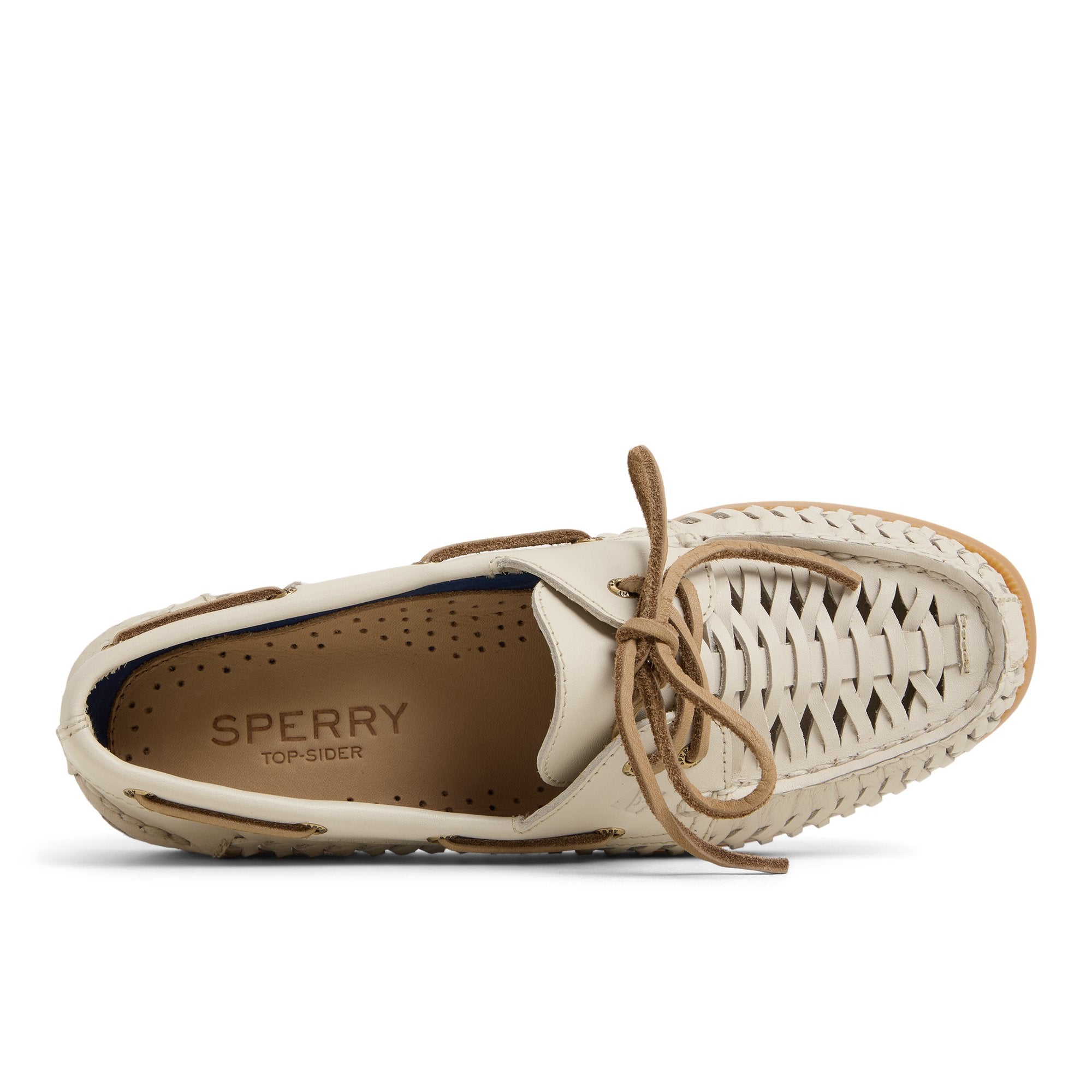 Authentic Original™ 2 Eye Woven Boat Shoe Ivory