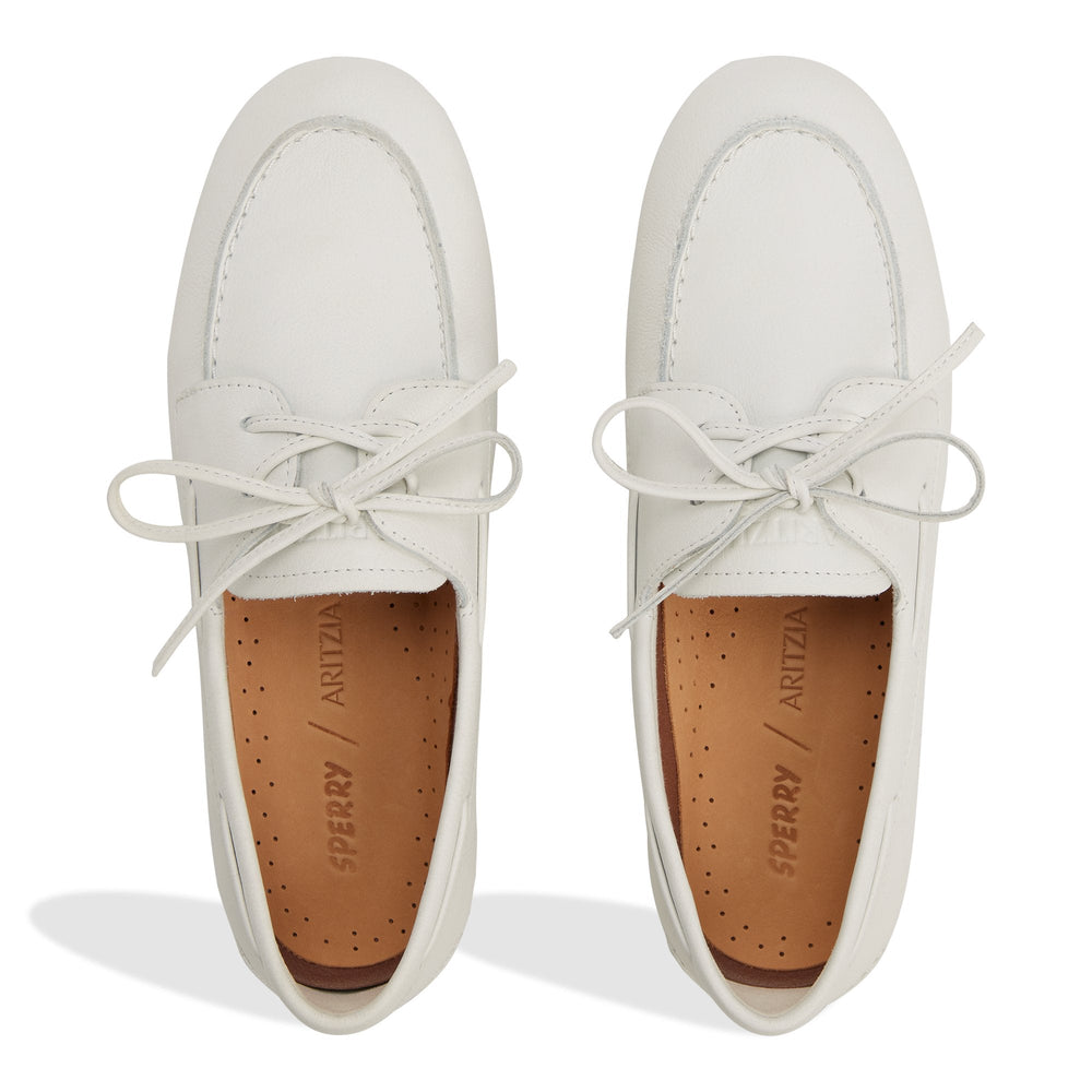 Sperry x Aritzia Slim Boat Shoe Ivory