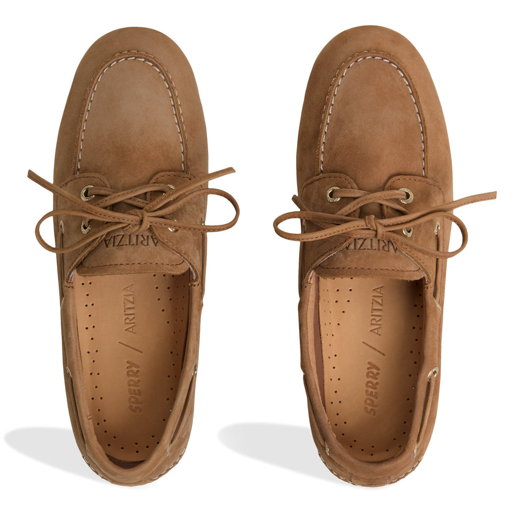 Sperry x Aritzia Slim Boat Shoe Tan