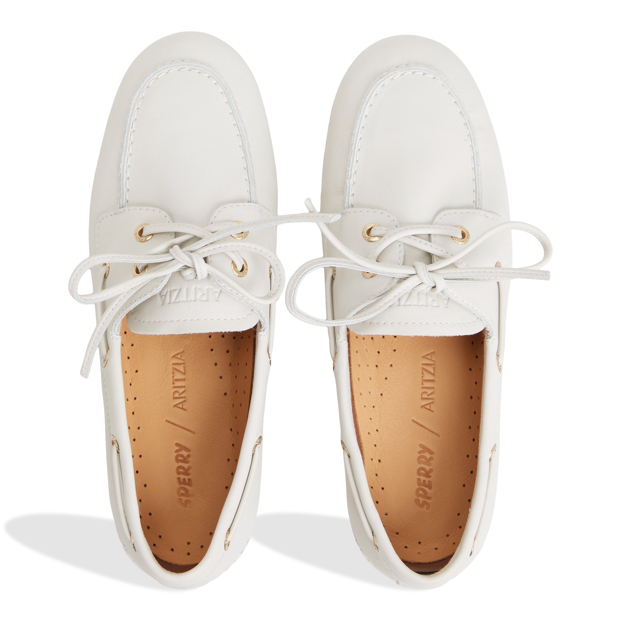 Sperry x Aritzia Slim Boat Shoe Cream