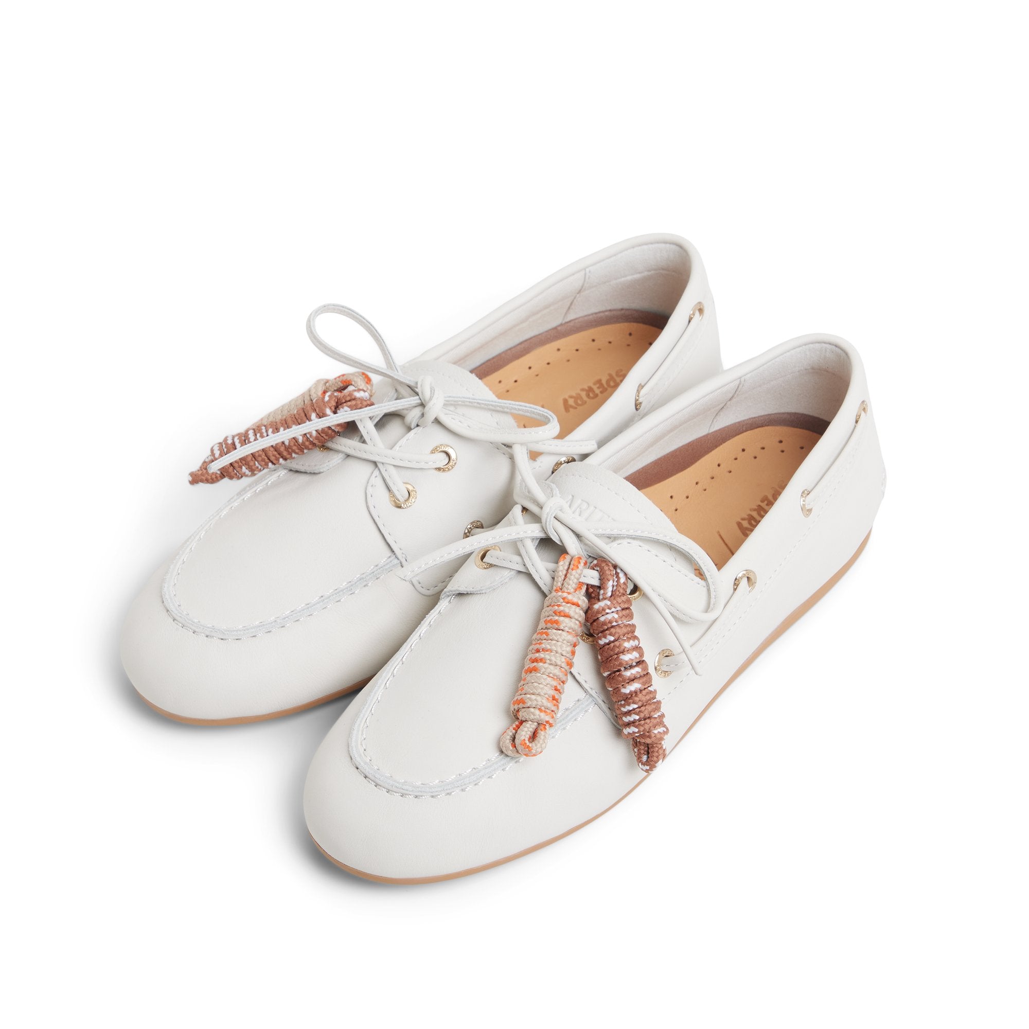 Sperry x Aritzia Slim Boat Shoe Cream