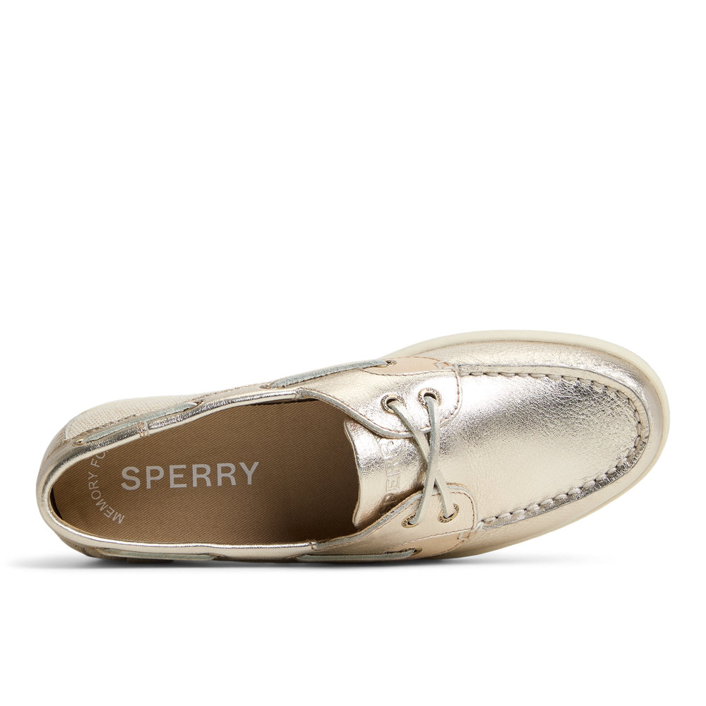 Coastfish 2 Eye Boat Shoe Gold