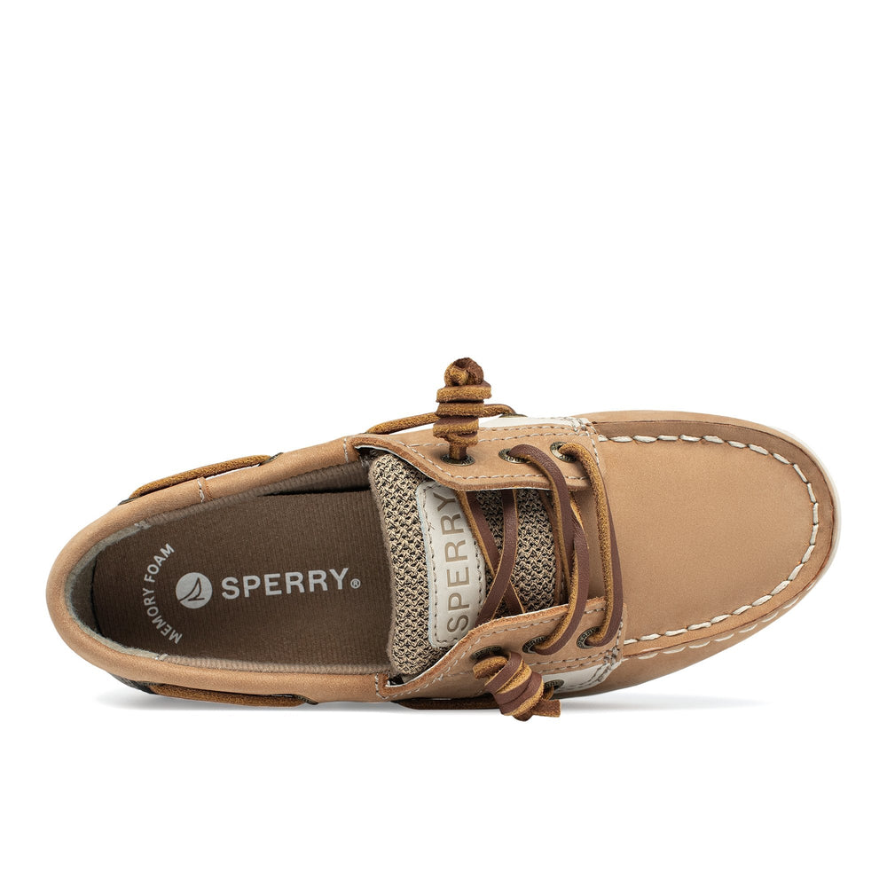 Songfish Boat Shoe Linen Multi