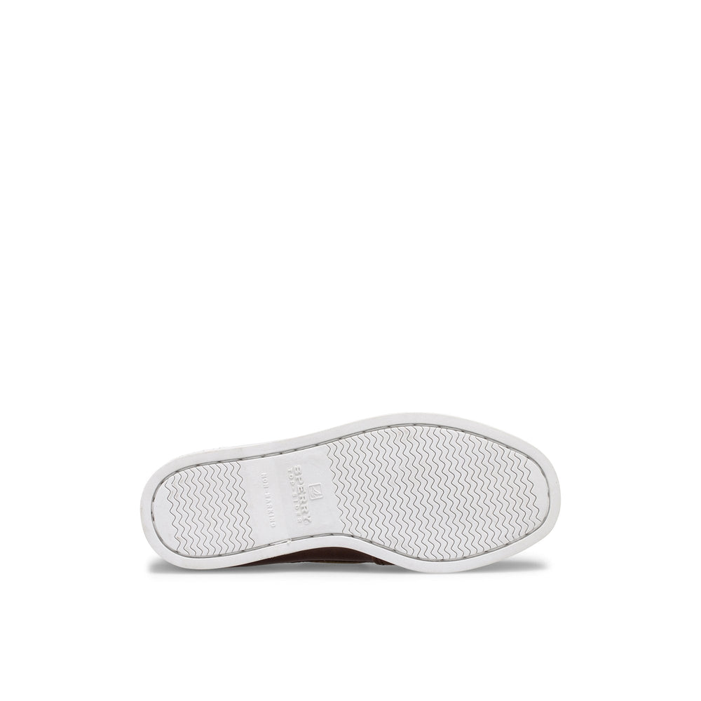 Aokleather Brown Kids Boat Shoes