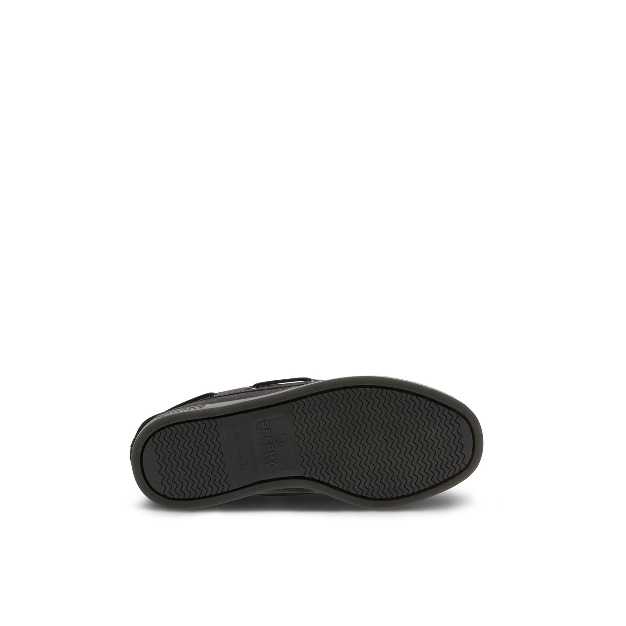 Aokleather Black Kids Boat Shoes