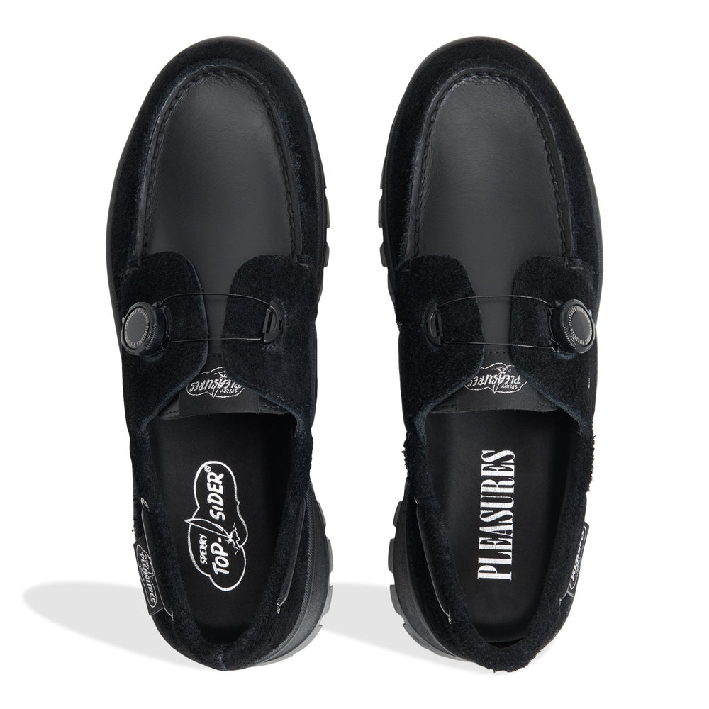 Sperry x Pleasures 3-Eye Vibram Turn-Lock Lug Boat Shoes