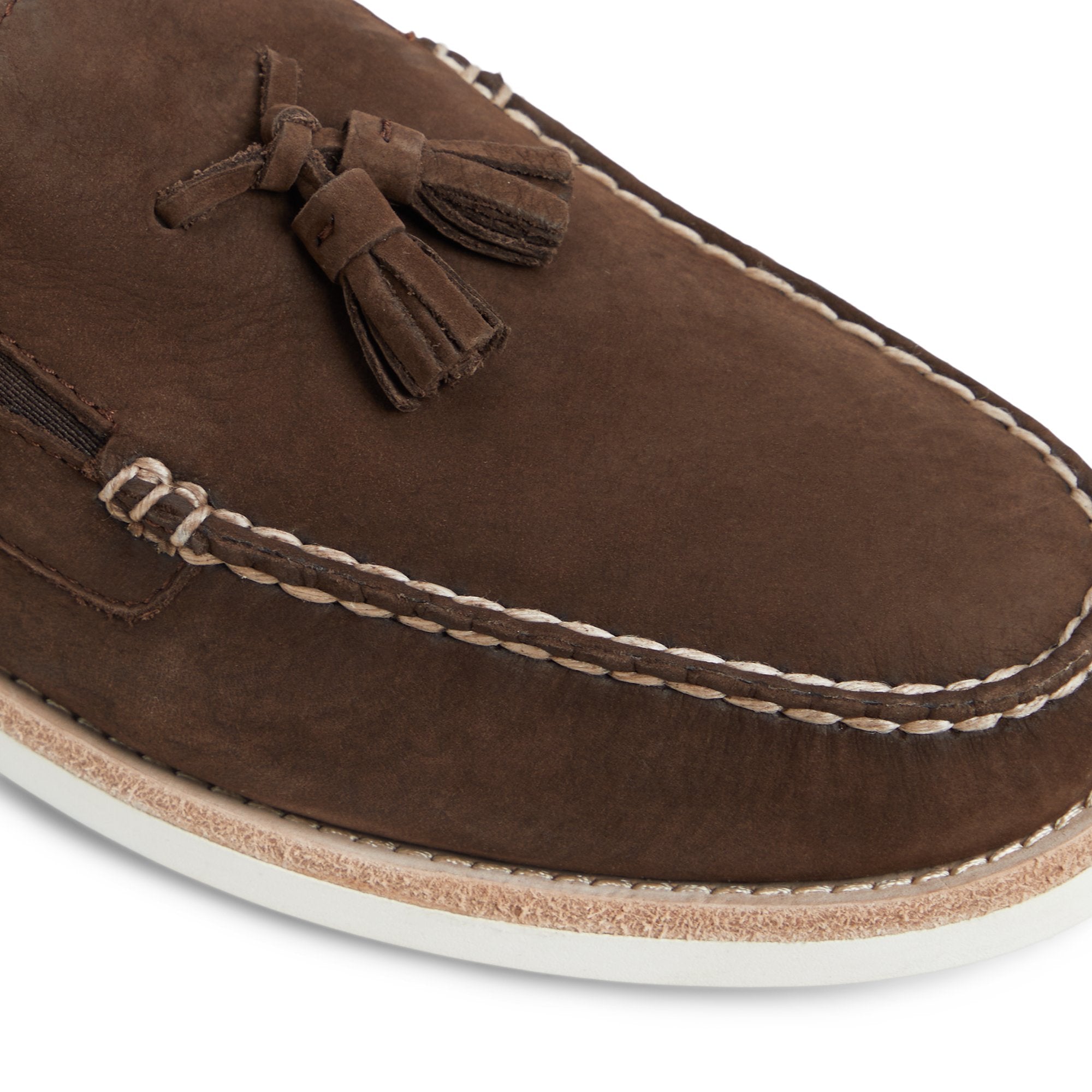 Aotassel Brown Men's Loafers & Oxfords