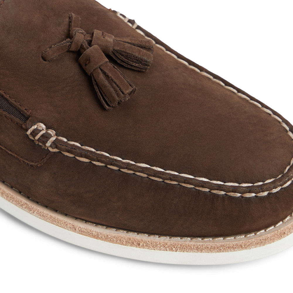 Aotassel Brown Men's Loafers & Oxfords