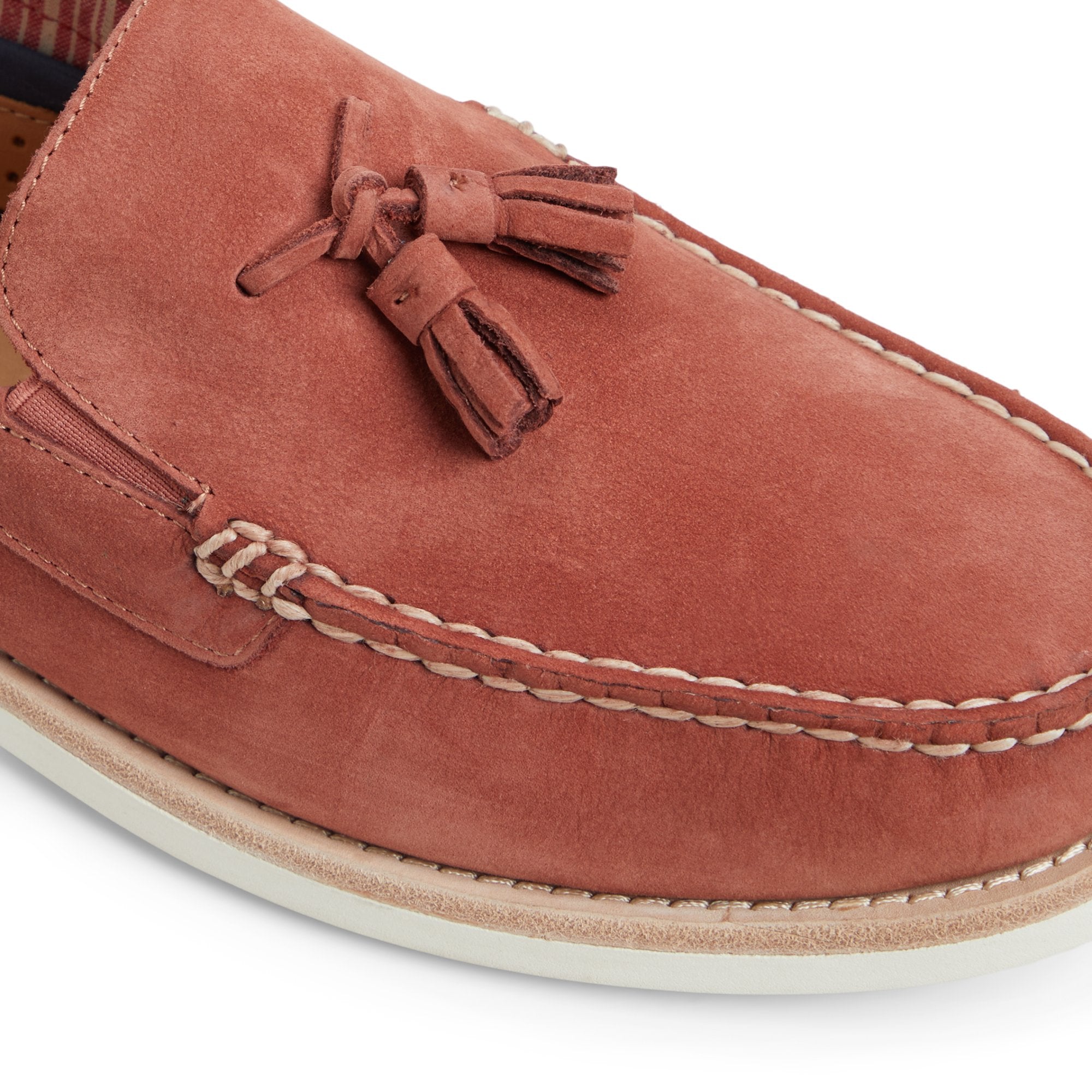 Aotassel Red Men's Loafers & Oxfords