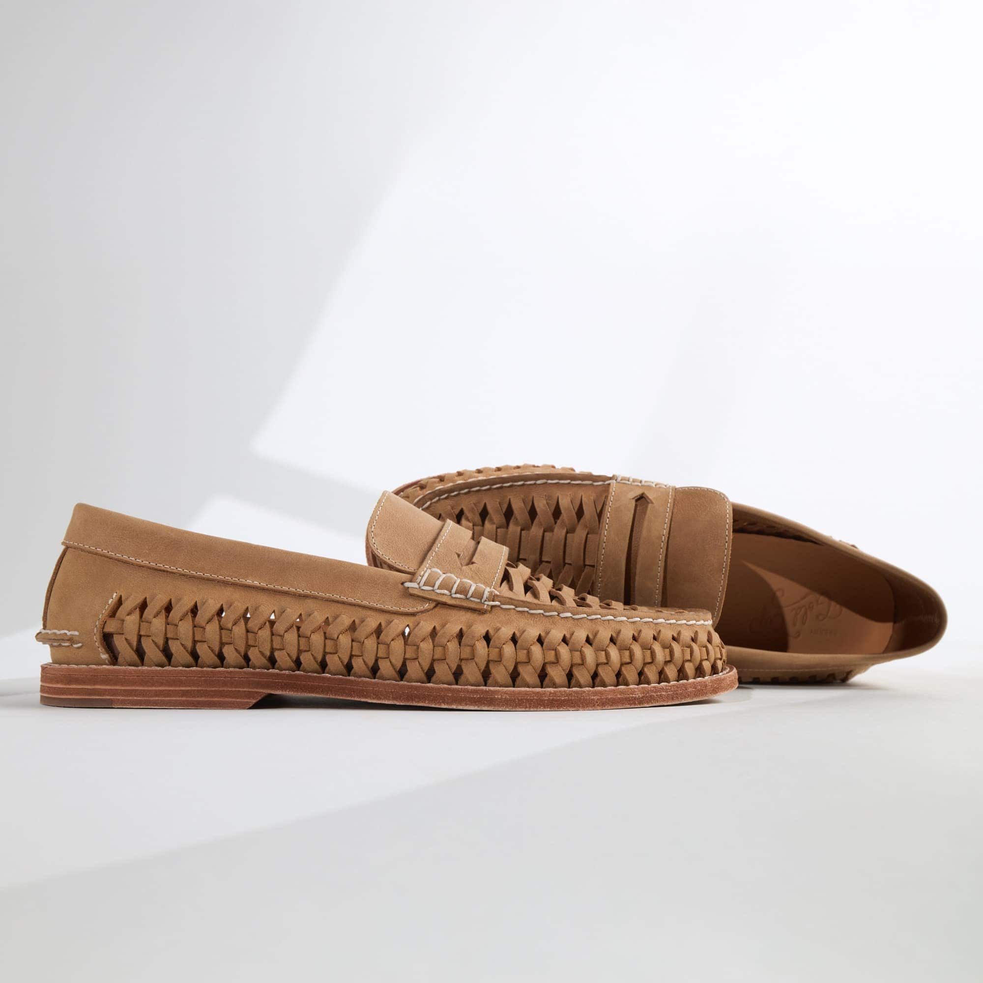 Gcpennywoven Tan Men's Leather