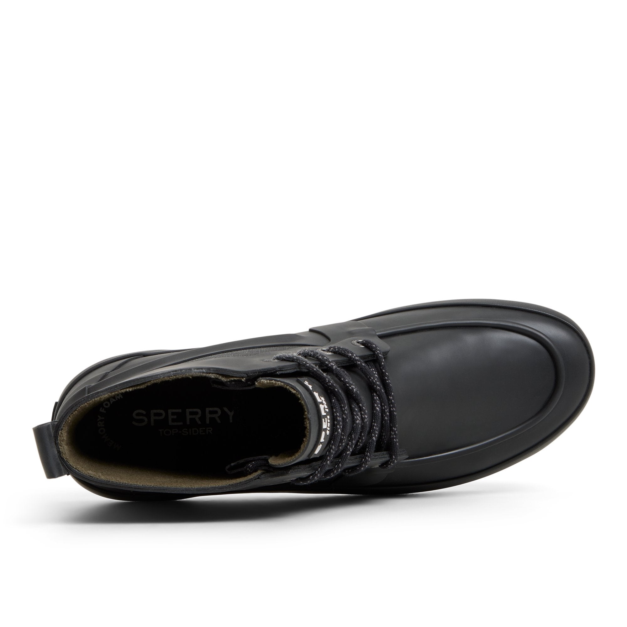 Sleek Lace Up Boot Black