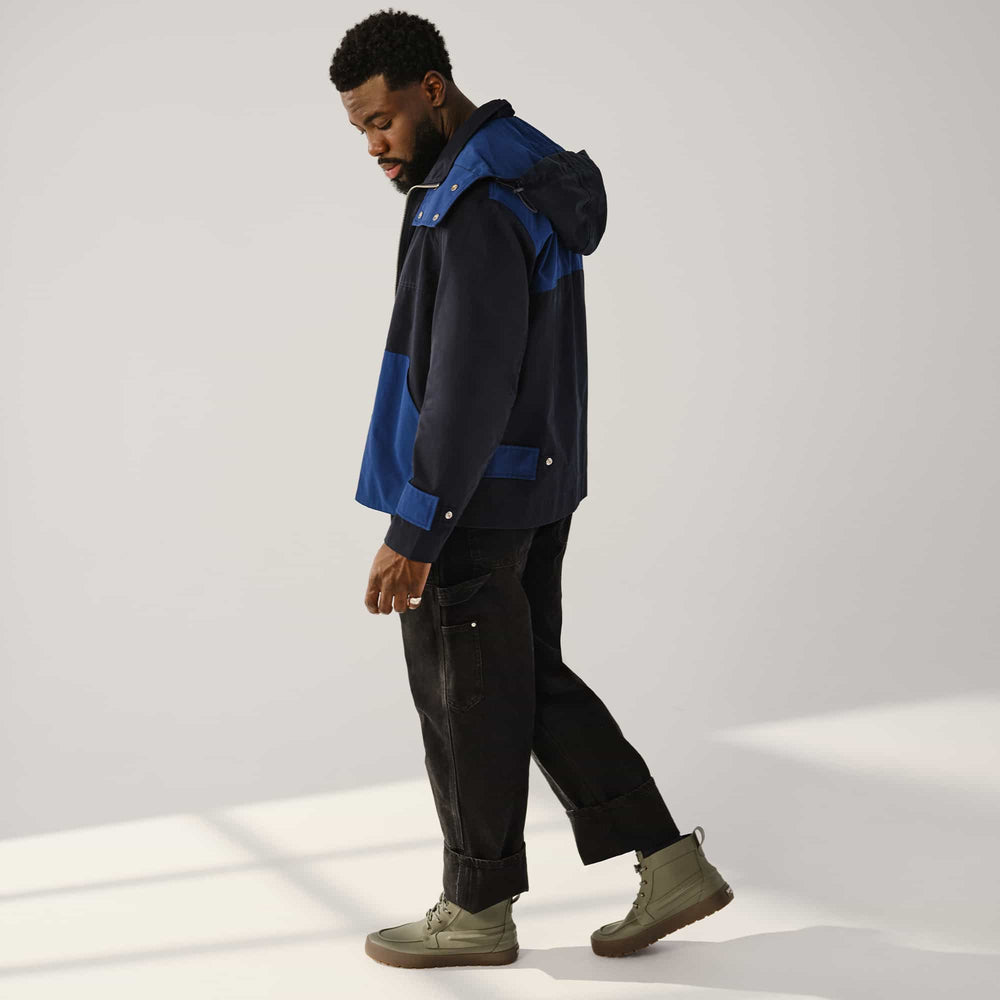 Sleek Lace Up Boot Olive