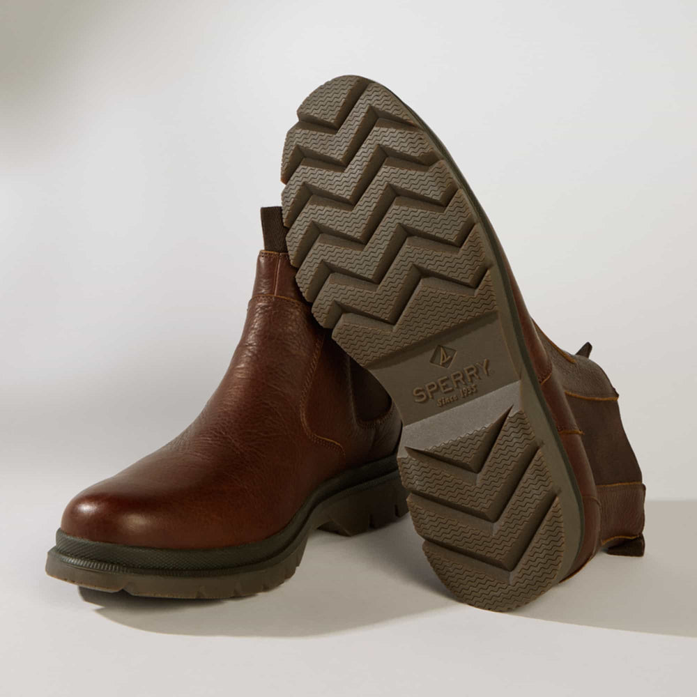 Fenway Pull-on Chelsea Boots Brown