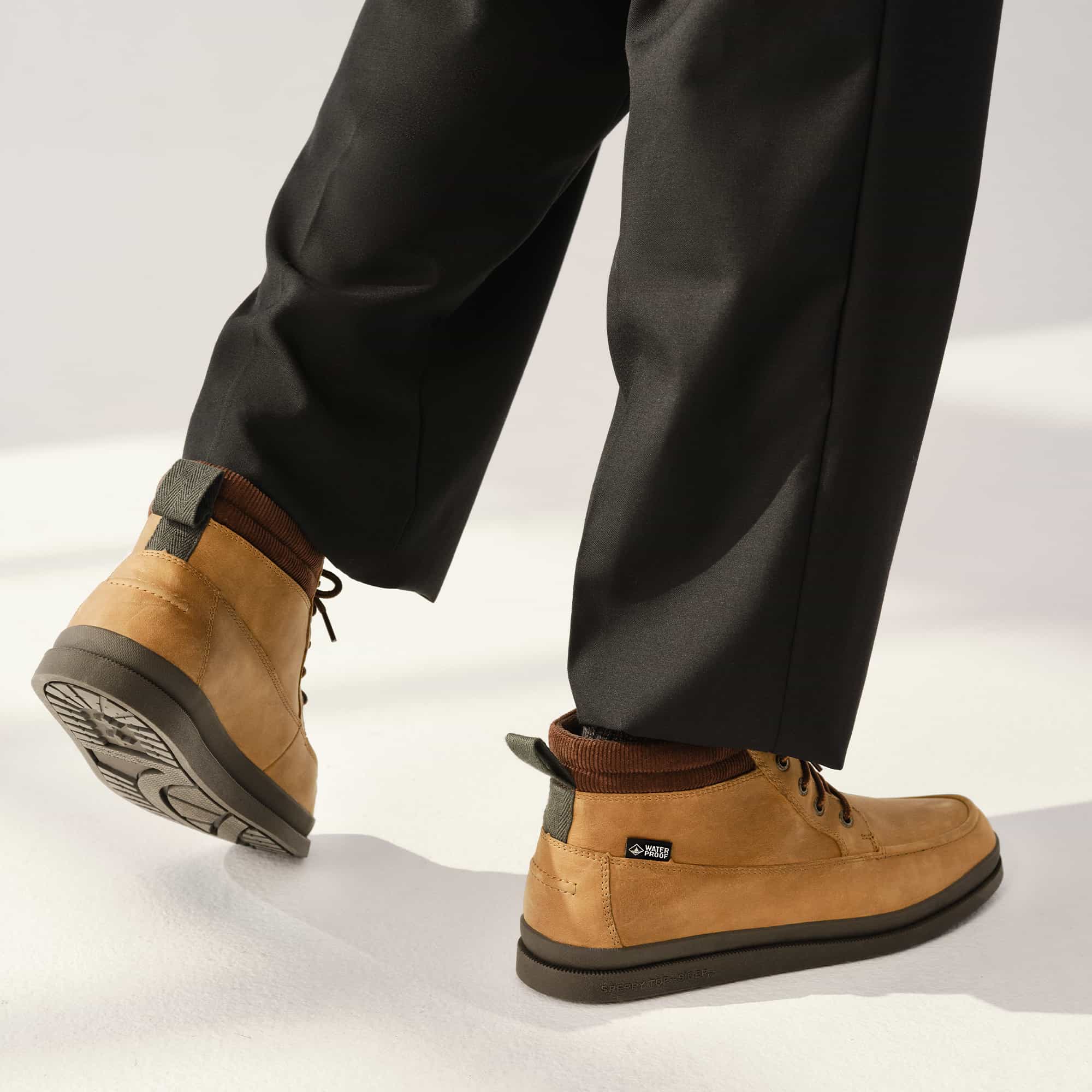 Tour Moc Mid Top Sneaker Tan