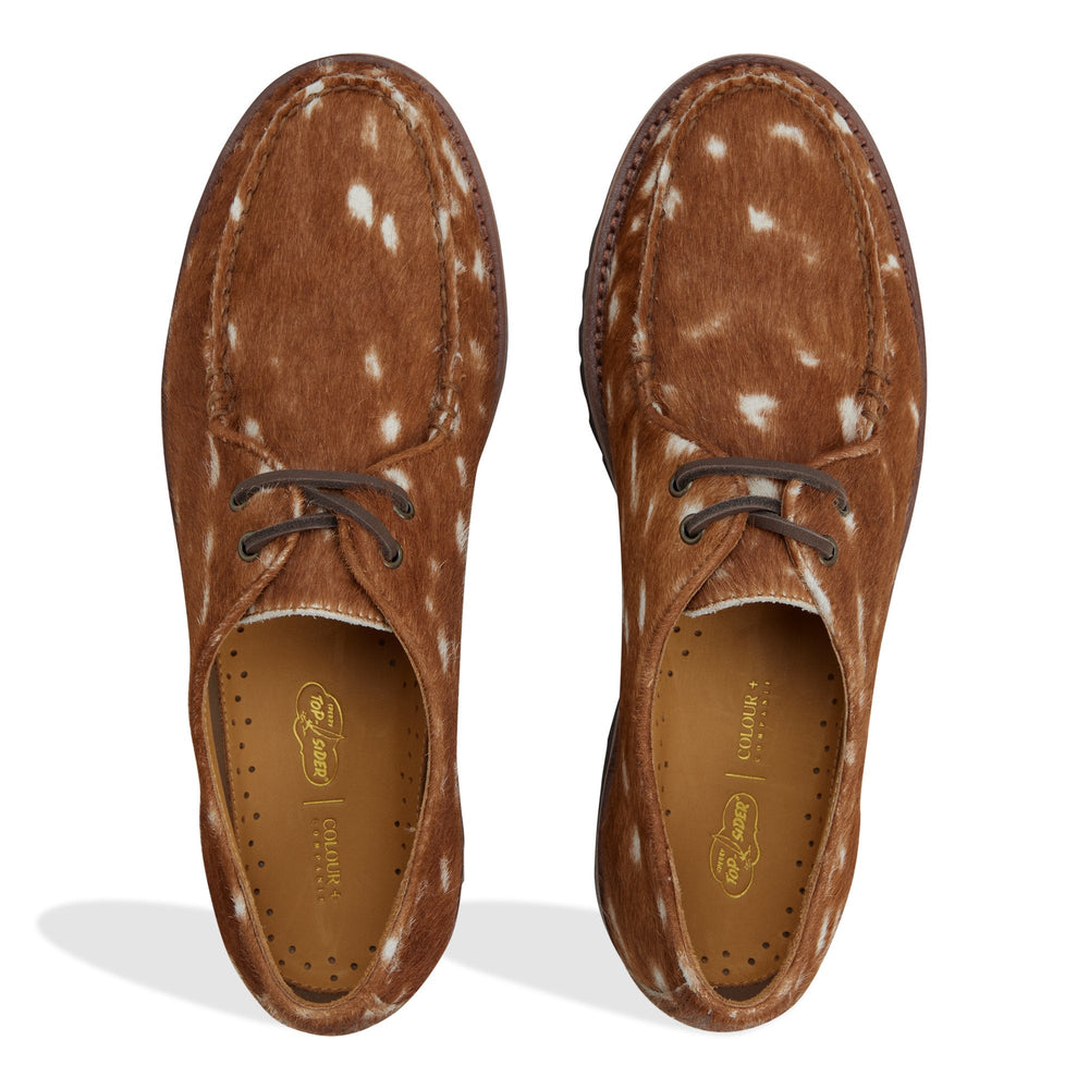 Cow Print Captain's Oxford