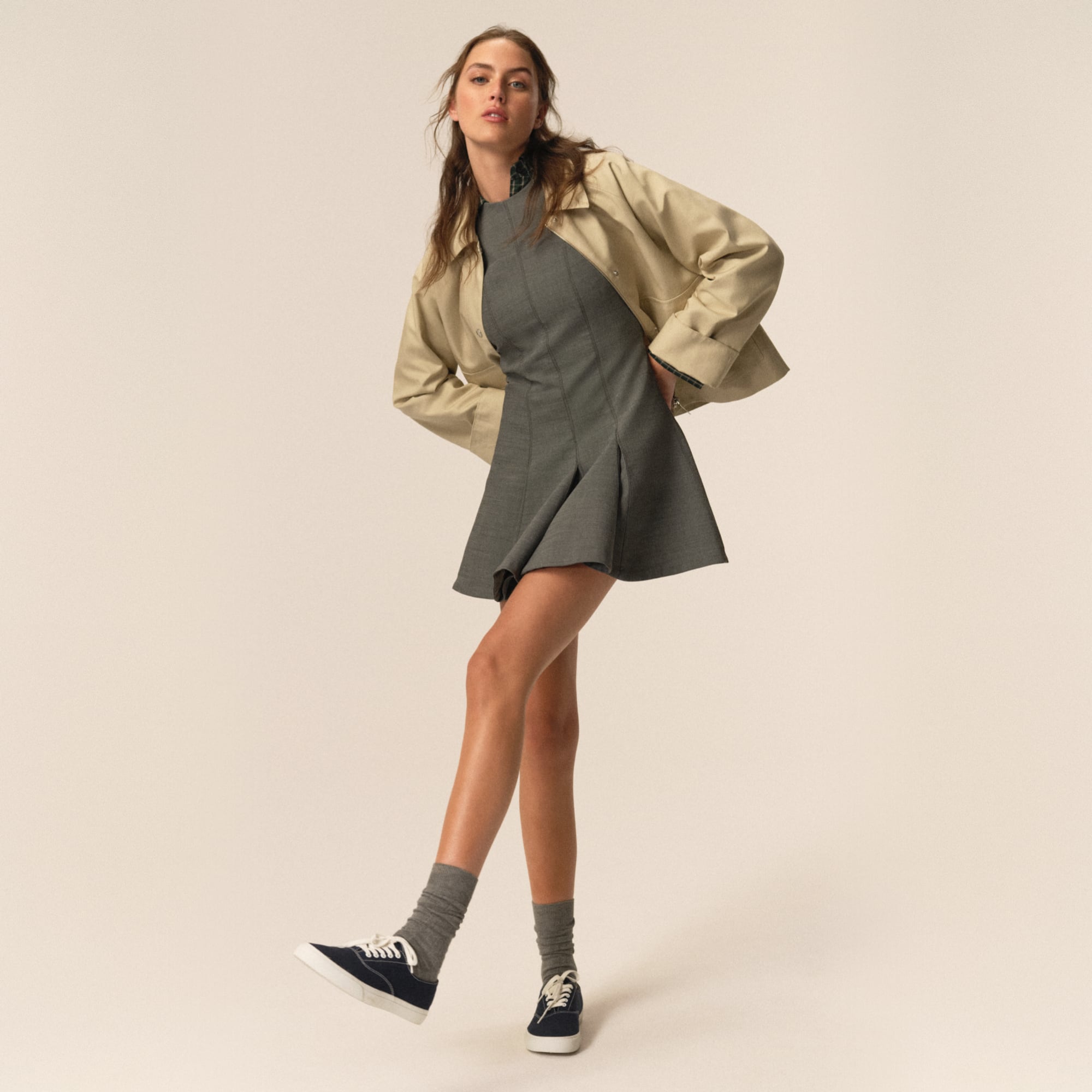 Classiccvo Navy Textile Canvas Unisex Sneakers