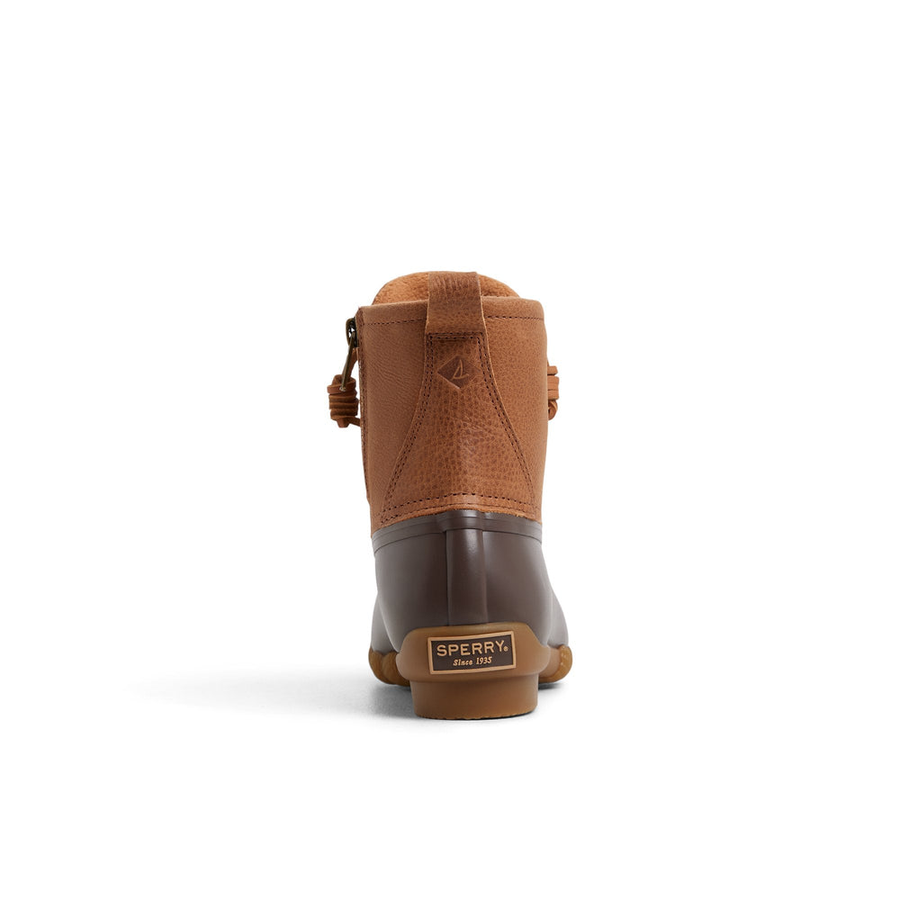 Saltwater™™ Duck Lug Boot Dark Brown