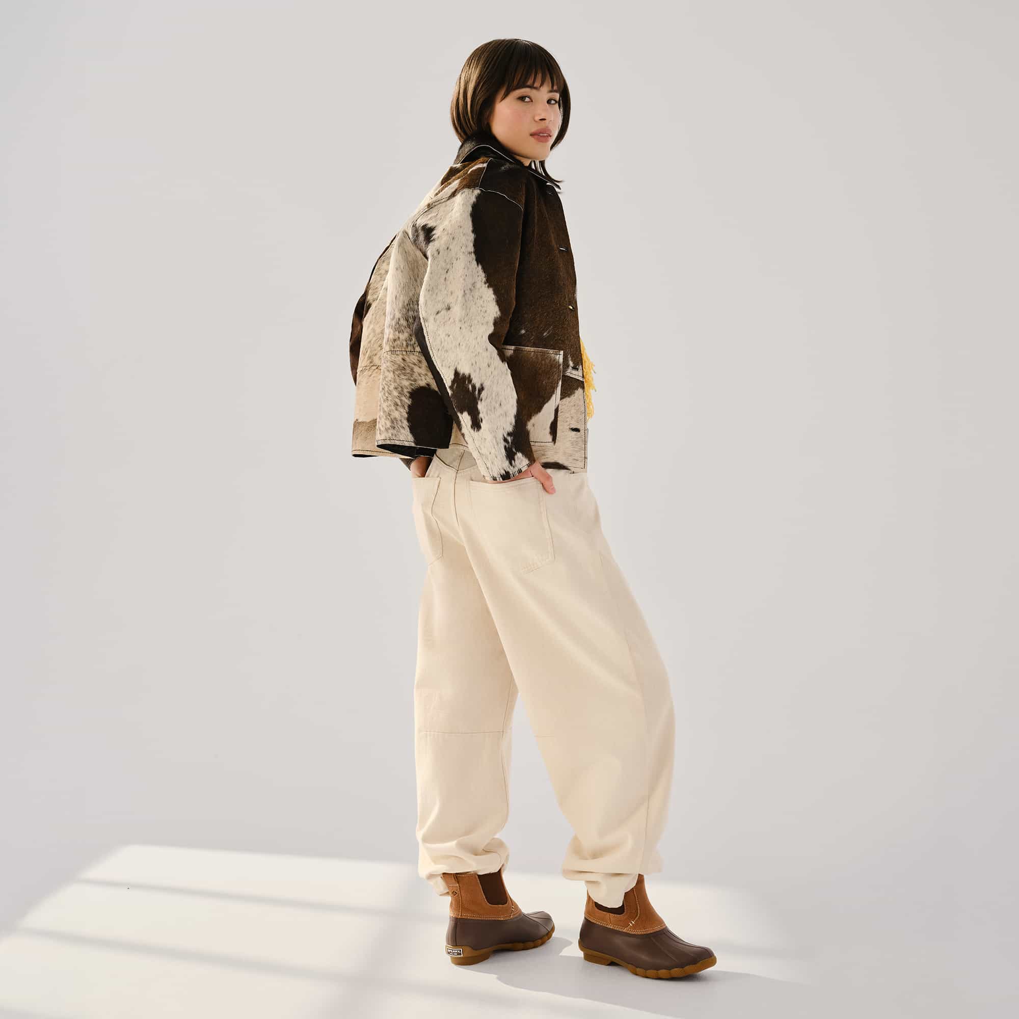 Saltwater™™ Duck Chelsea Boot Dark Brown