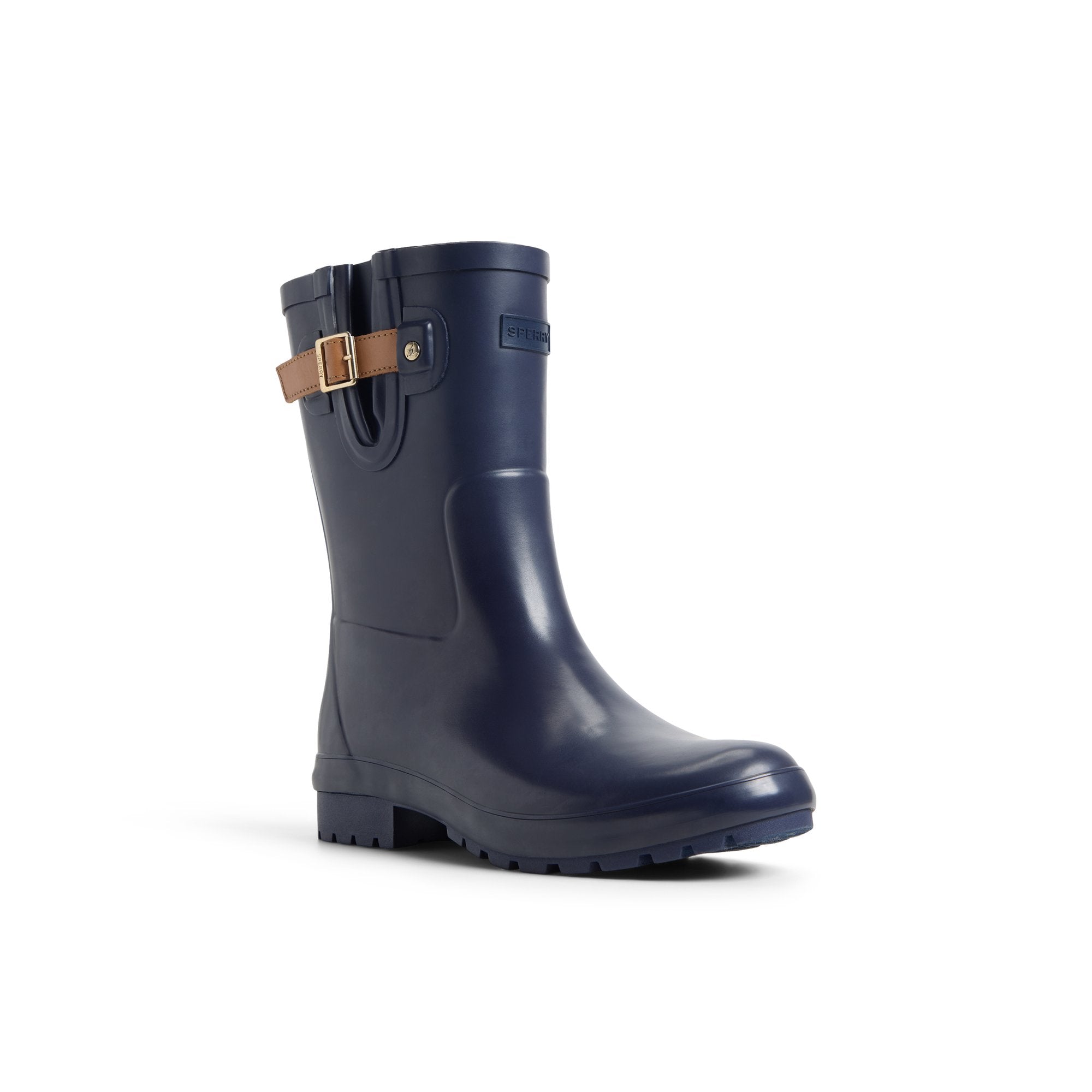Drizzle Mid Calf Rain Boot Navy