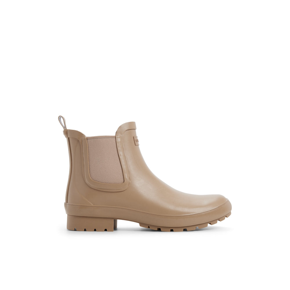 Drizzle Chelsea Rain Boot Taupe