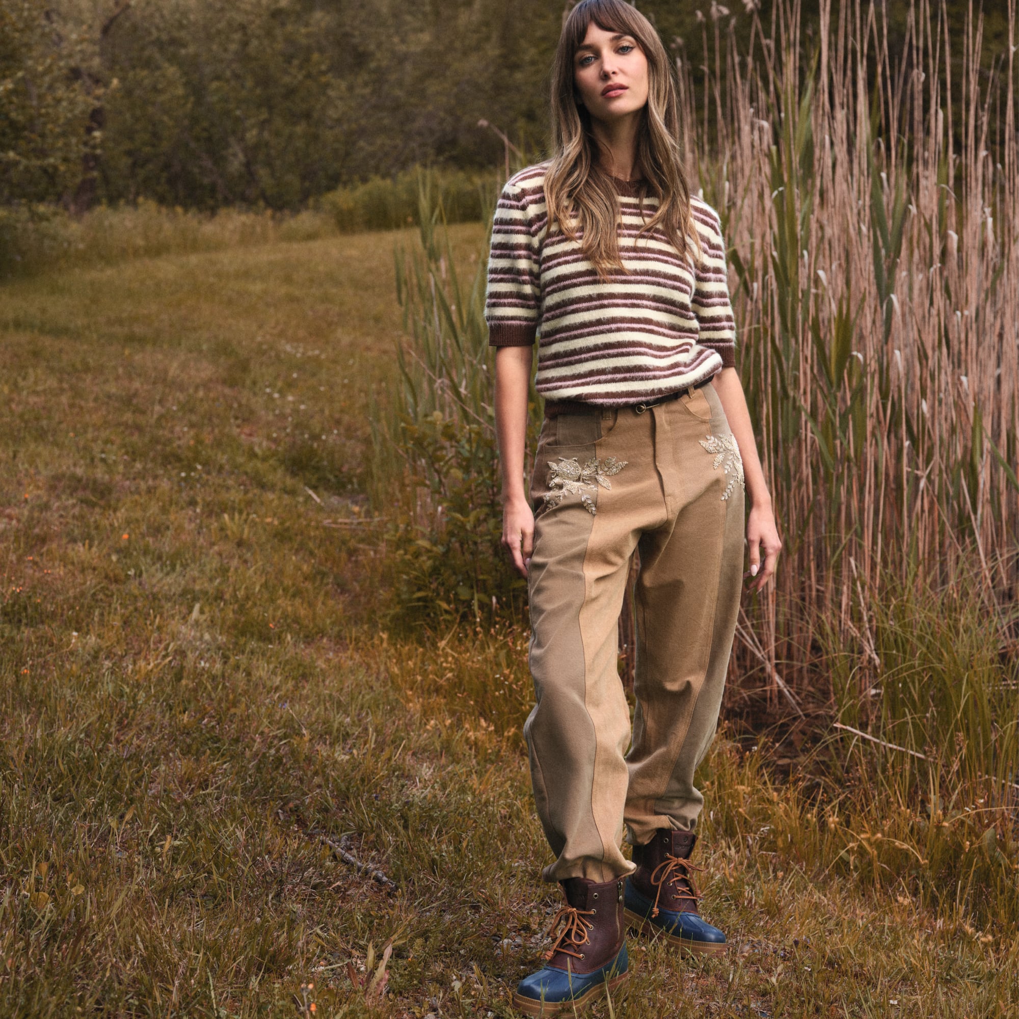 Saltwater Duck Boot Dark Beige