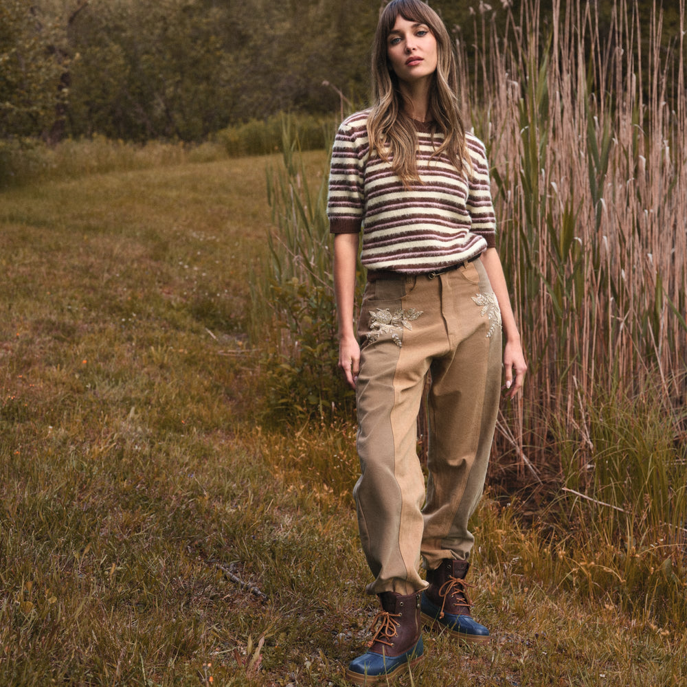 Saltwater Duck Boot Dark Beige