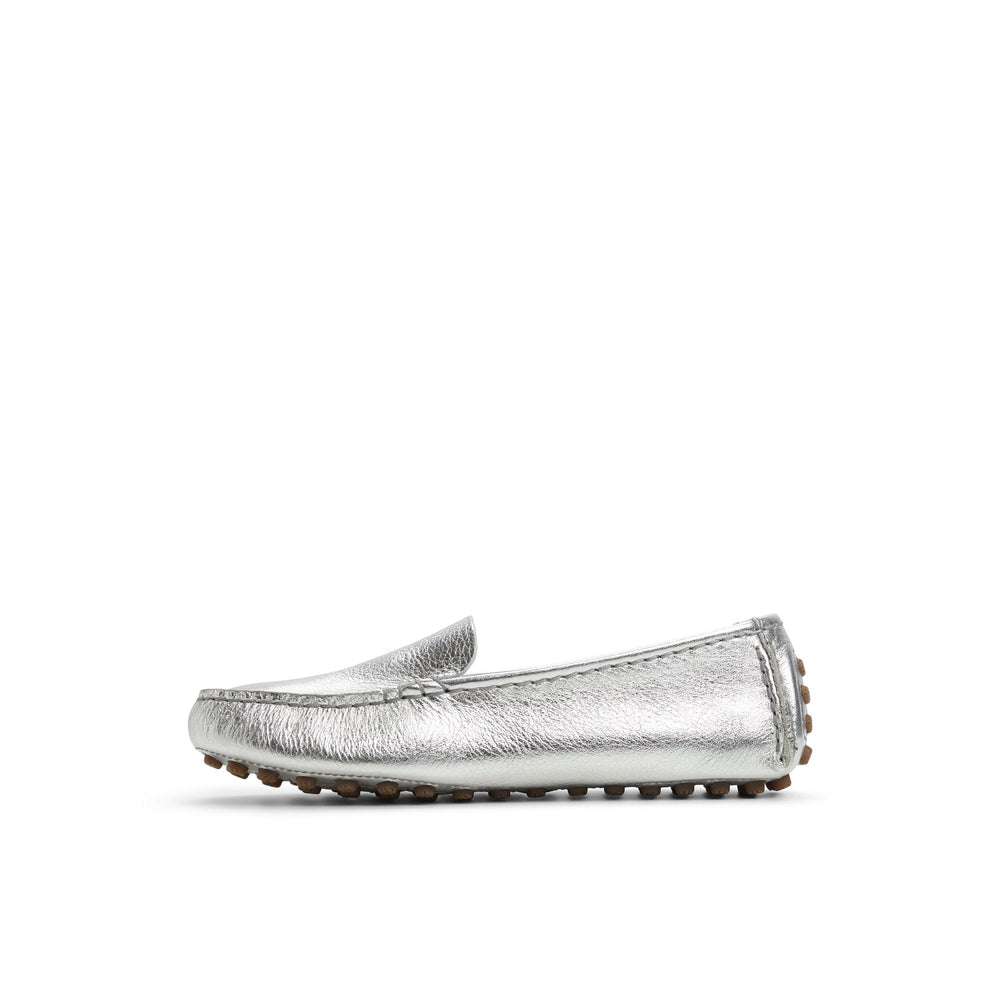 Port Driving Moccasin Silver