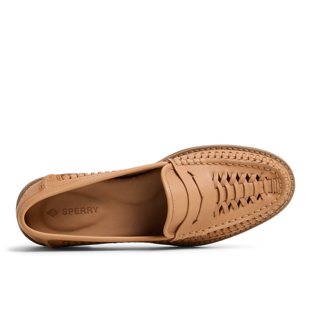 Seaportwoven Tan Women's Oxfords & Loafers