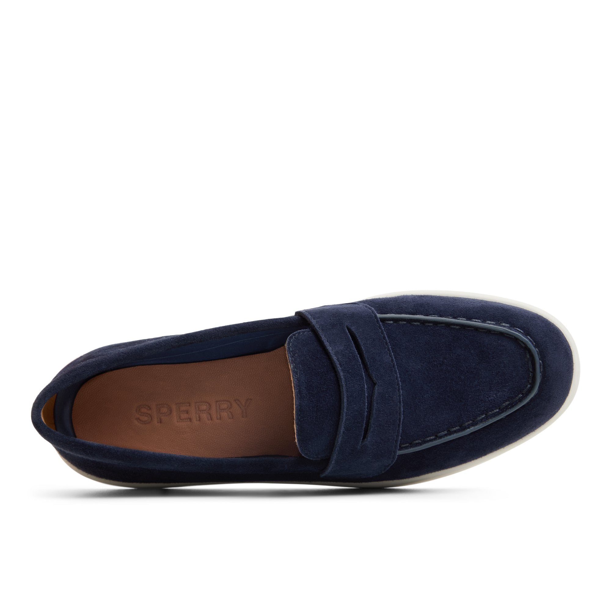 Wedge Cupsole Penny Ladies Navy