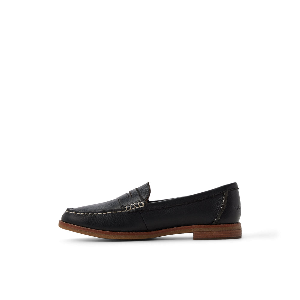 Seaport Penny Leather Loafer Black