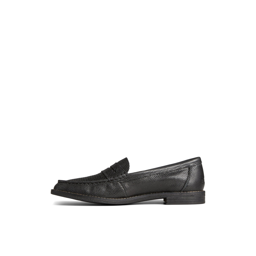 Seaport Penny Leather Loafer Black - 2