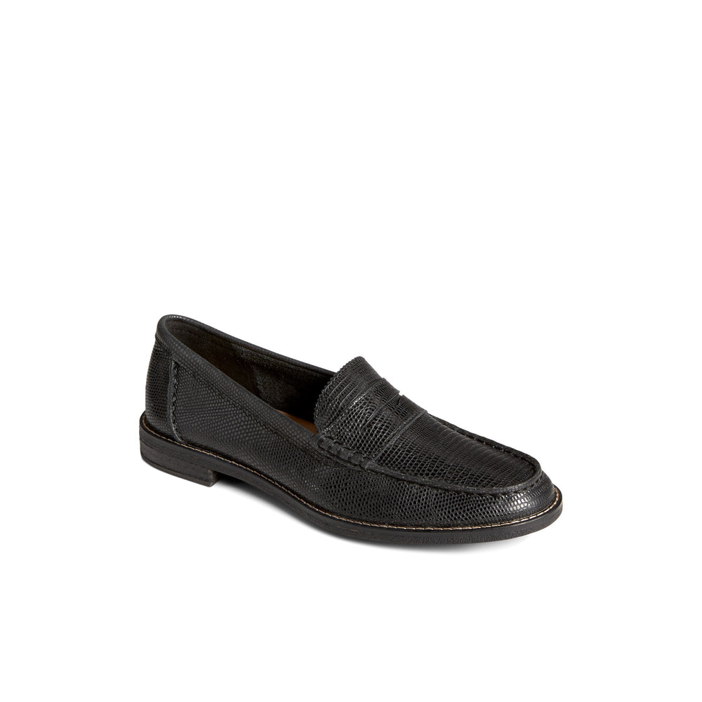 Seaport Penny Leather Loafer Black - 2