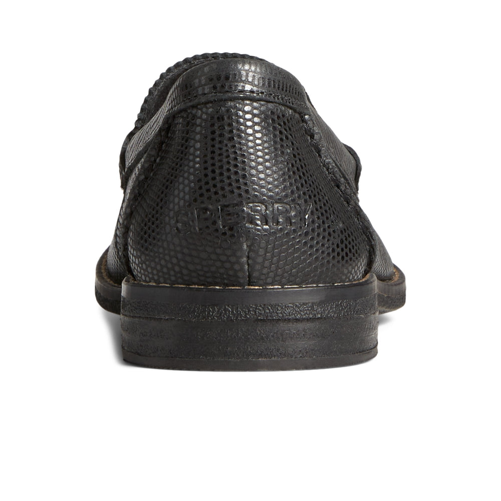 Seaport Penny Leather Loafer Black - 2