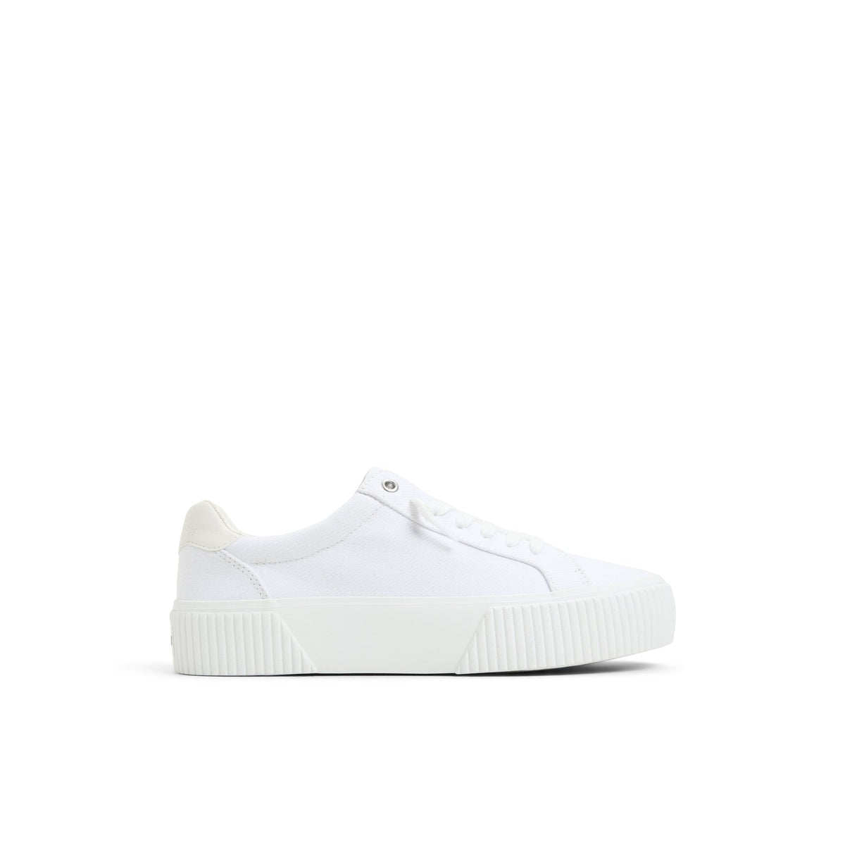 Bermuda Lace to Toe Platform Sneakers White