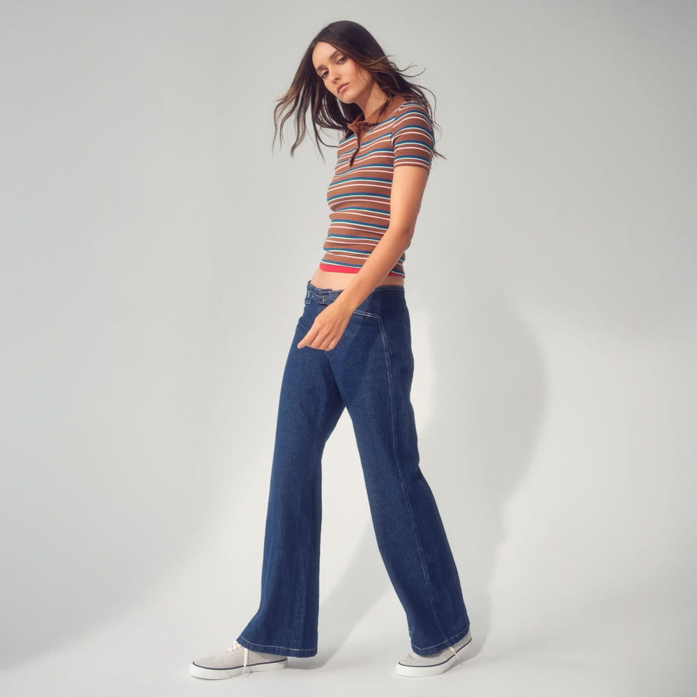 Classiccvo White/Blue Women's Sneakers