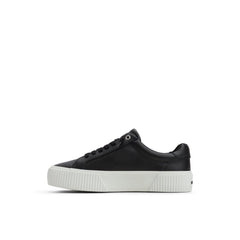 Bermuda Lace to Toe Platform Sneakers Black