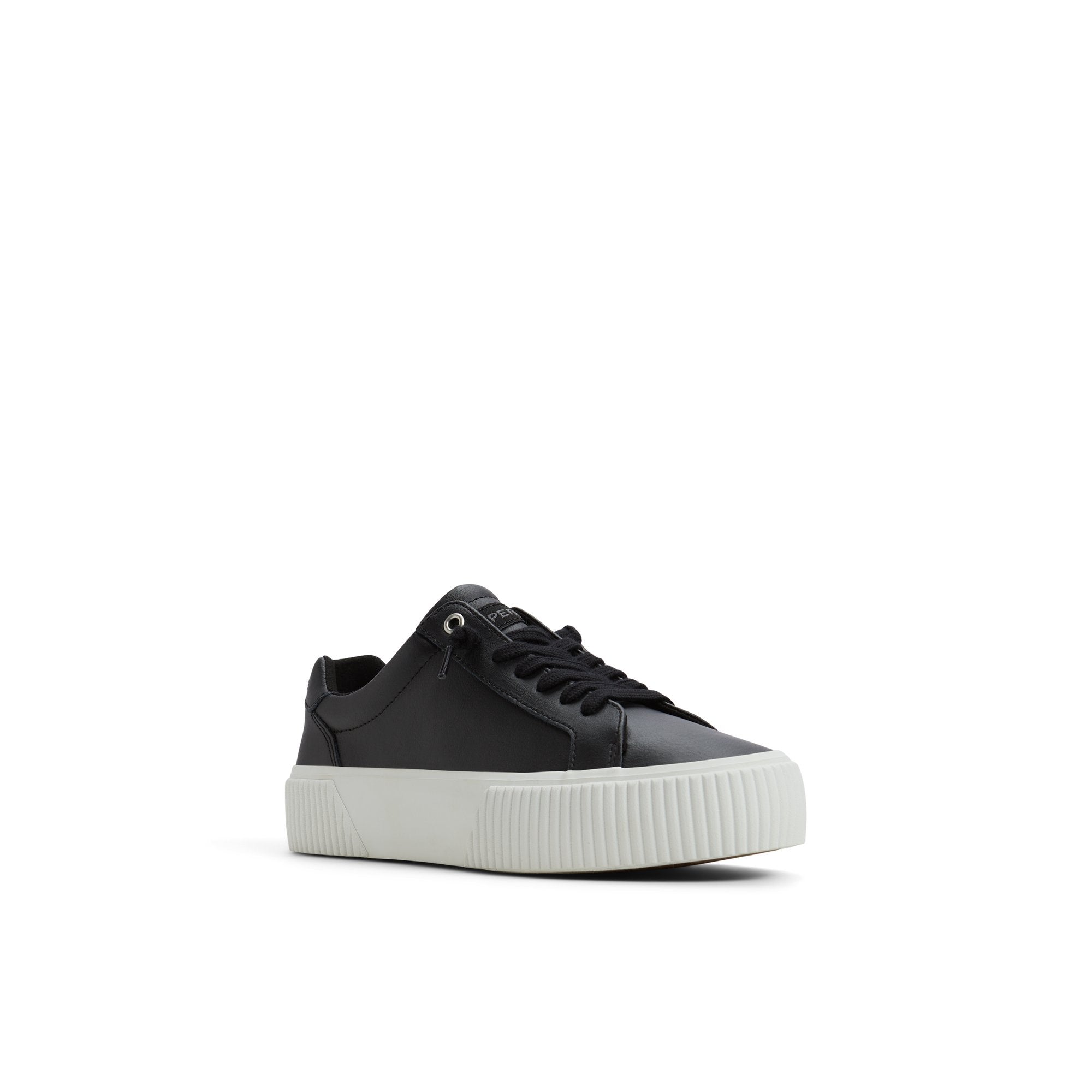 Bermuda Lace to Toe Platform Sneakers Black