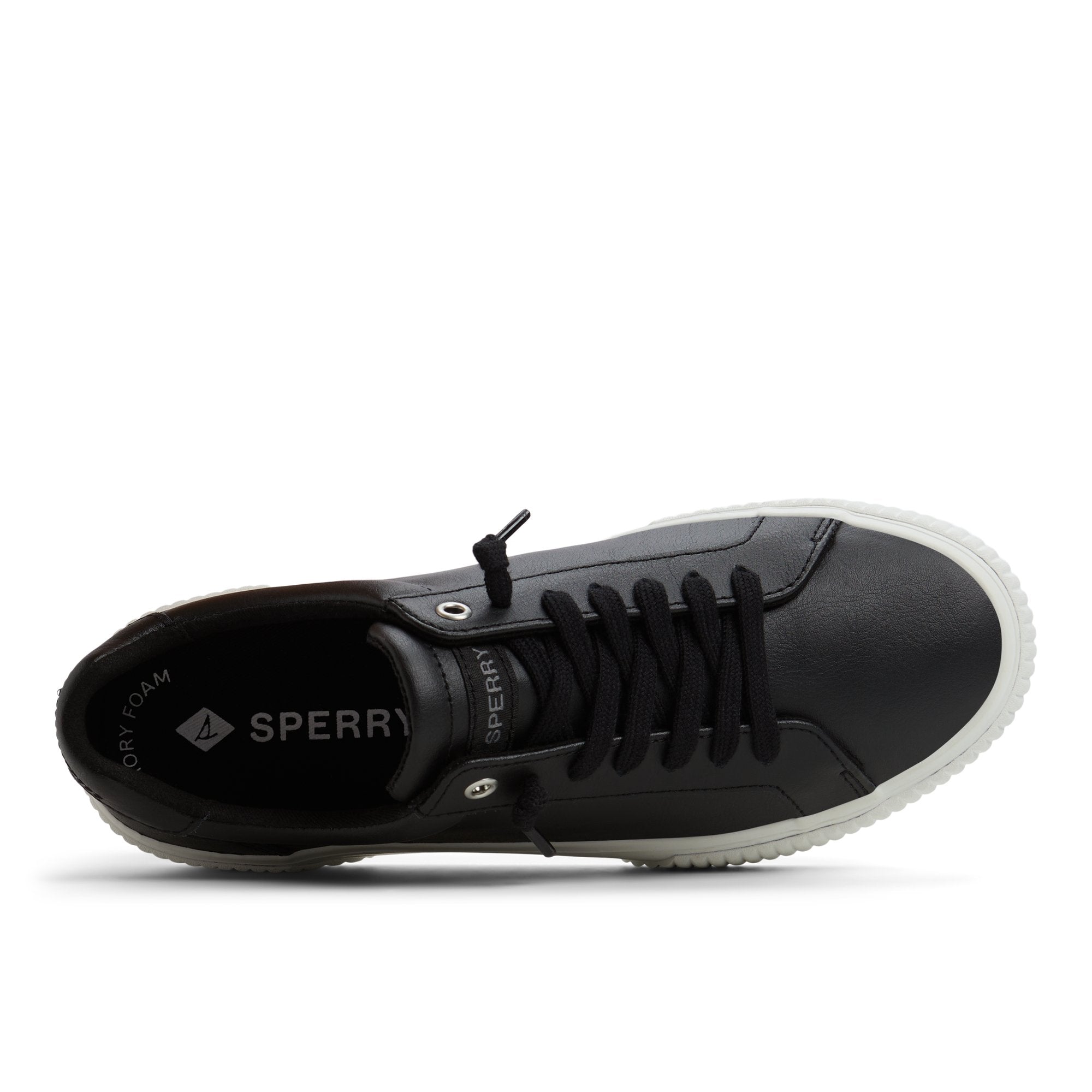 Bermuda Lace to Toe Platform Sneakers Black